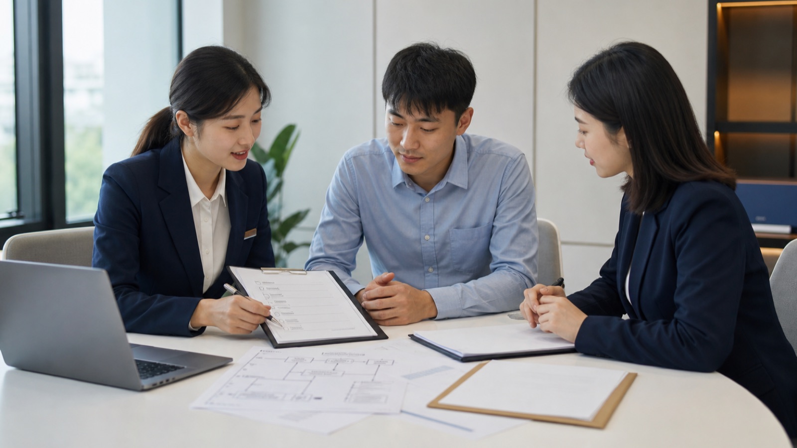 服务流程示例：从问题判断到资料补齐